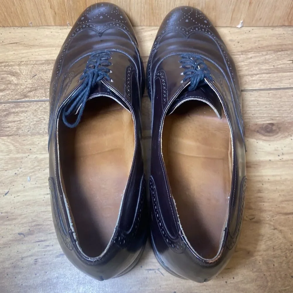 Johnston & Murphy Optima Wingtip Oxford‎ Dress Shoes 22-2923 USA Men's 9.5 D